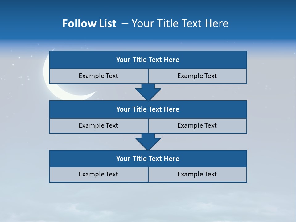 Fantasy Twinkle Twinkling PowerPoint Template