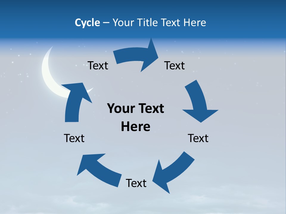 Fantasy Twinkle Twinkling PowerPoint Template