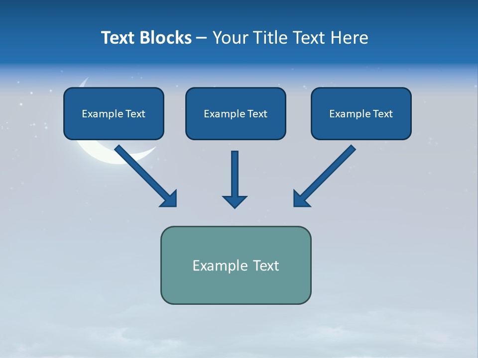 Fantasy Twinkle Twinkling PowerPoint Template