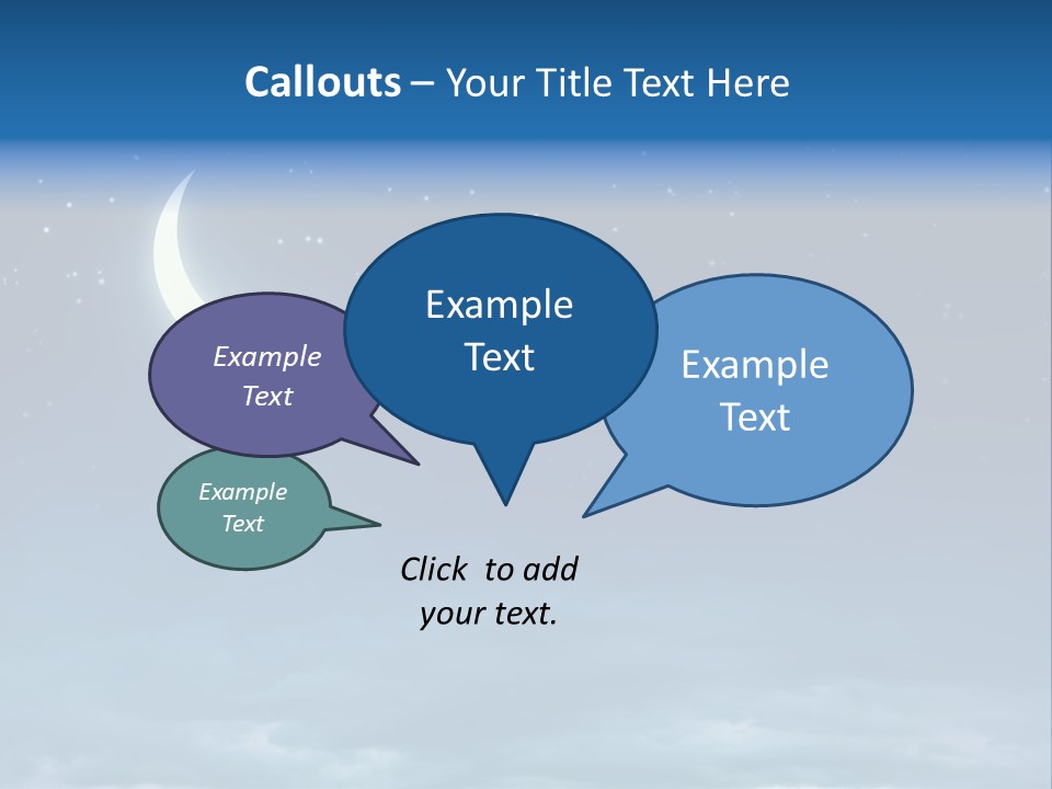 Fantasy Twinkle Twinkling PowerPoint Template