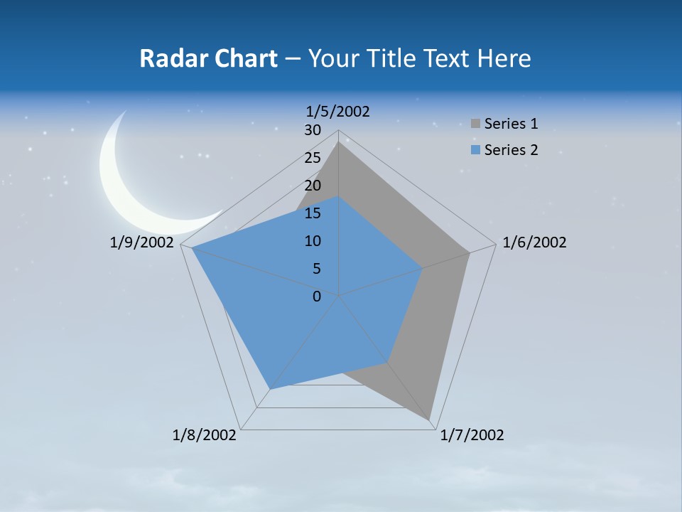 Fantasy Twinkle Twinkling PowerPoint Template