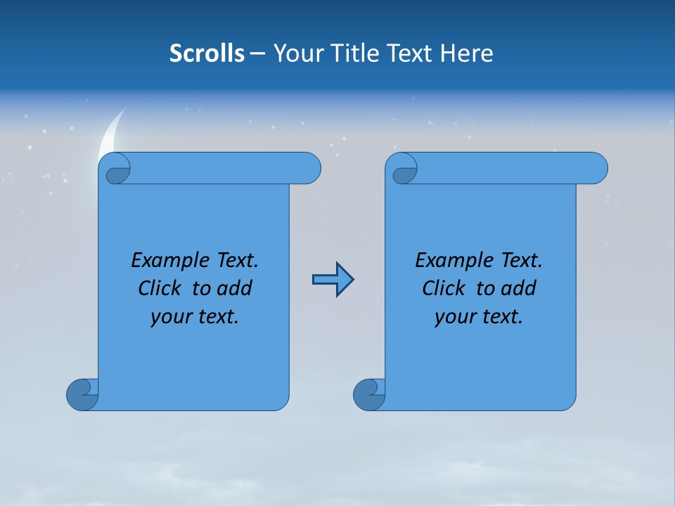 Fantasy Twinkle Twinkling PowerPoint Template