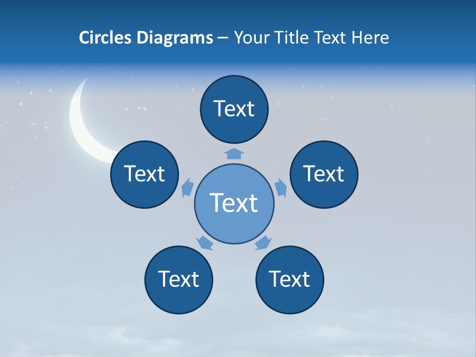 Fantasy Twinkle Twinkling PowerPoint Template