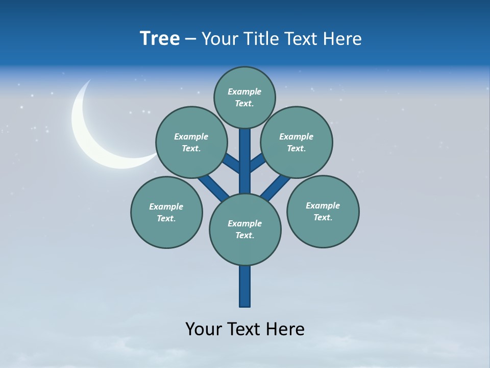 Fantasy Twinkle Twinkling PowerPoint Template