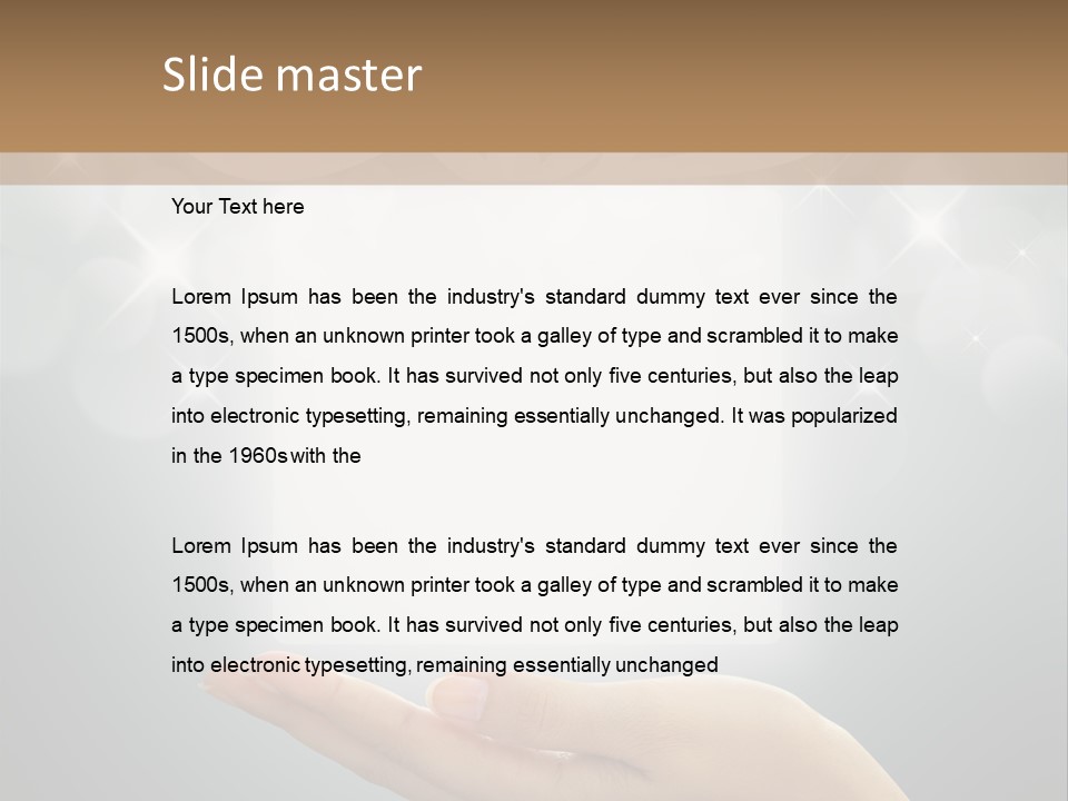 Single Isolated Icon PowerPoint Template