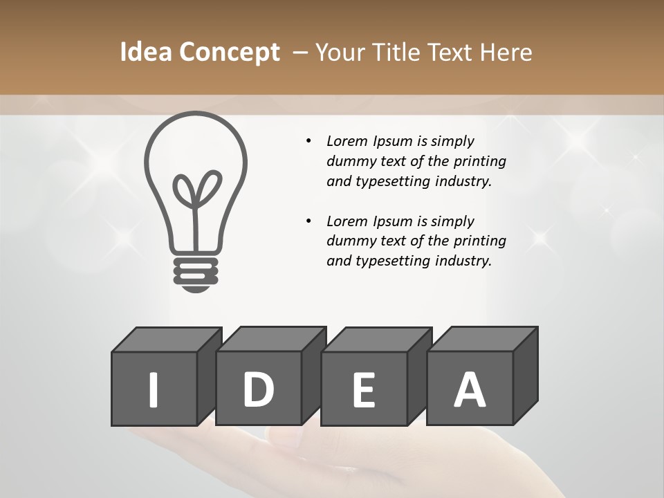 Single Isolated Icon PowerPoint Template
