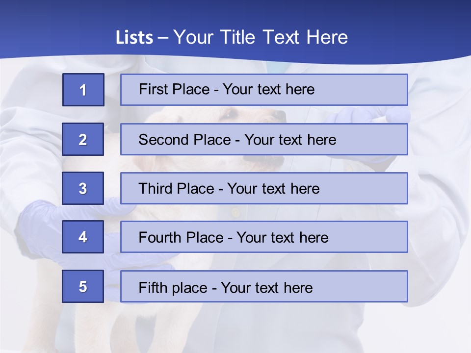 Lab Lady Uniform PowerPoint Template