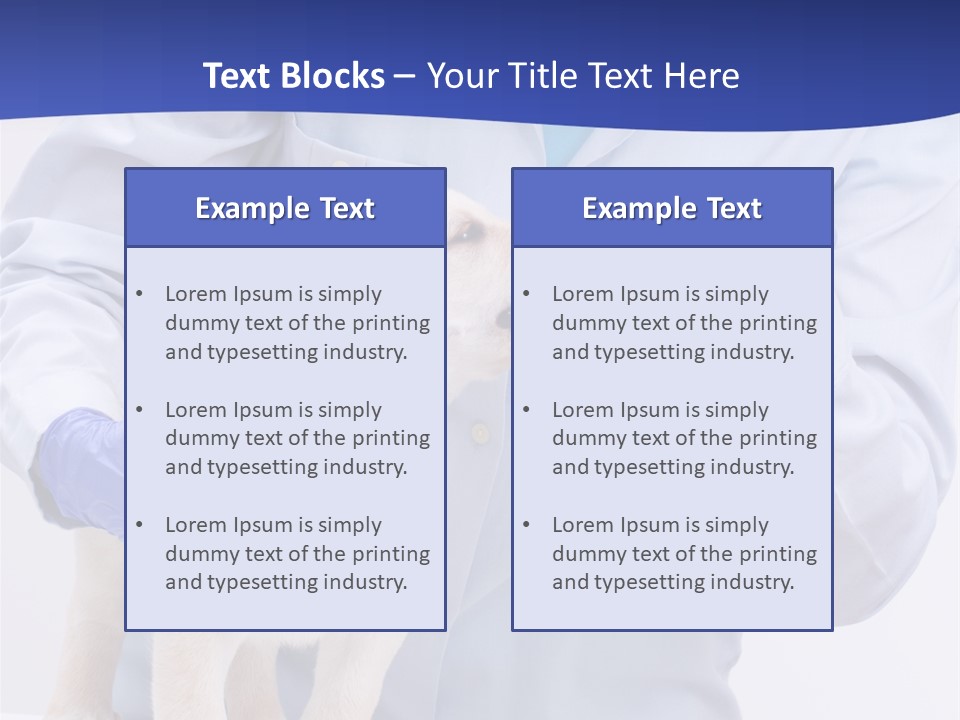 Lab Lady Uniform PowerPoint Template