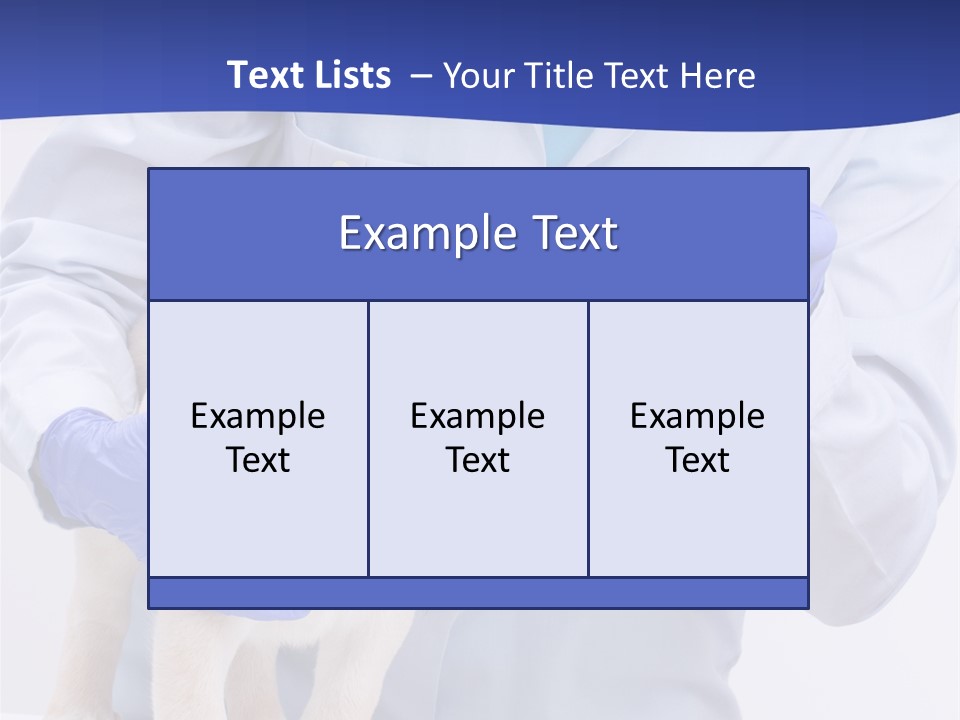 Lab Lady Uniform PowerPoint Template