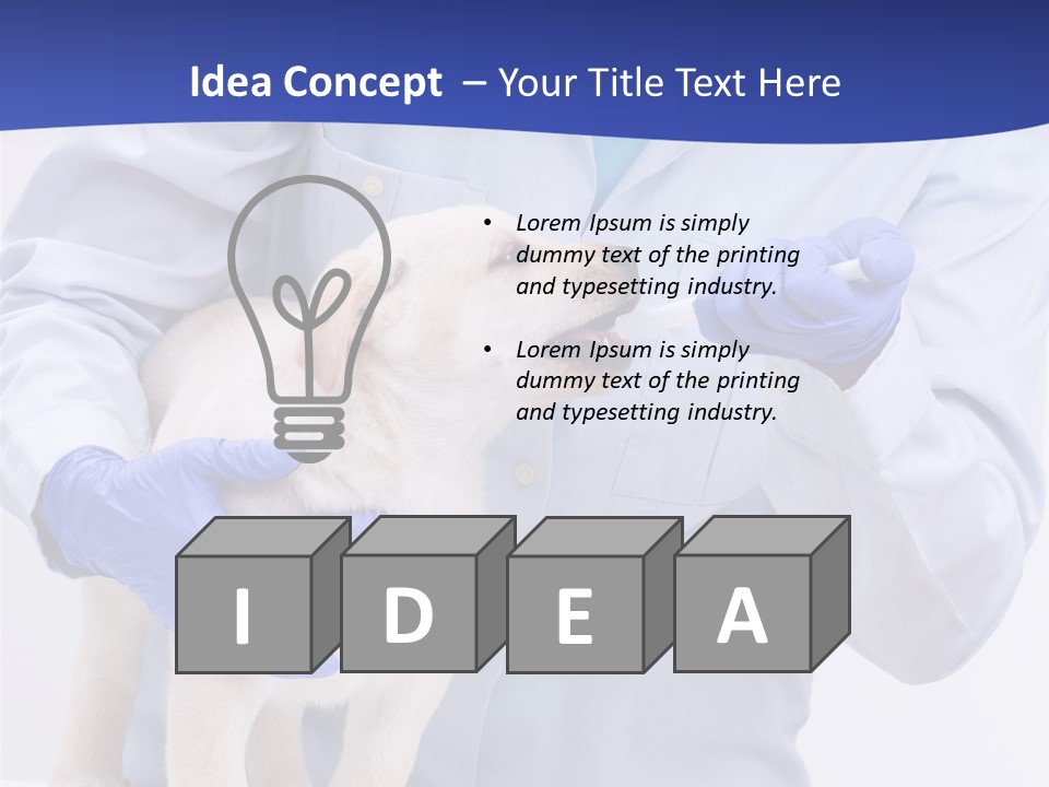 Lab Lady Uniform PowerPoint Template