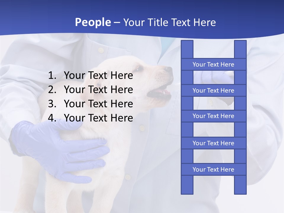 Lab Lady Uniform PowerPoint Template