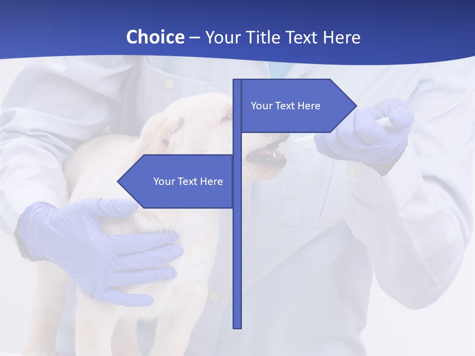 Lab Lady Uniform PowerPoint Template