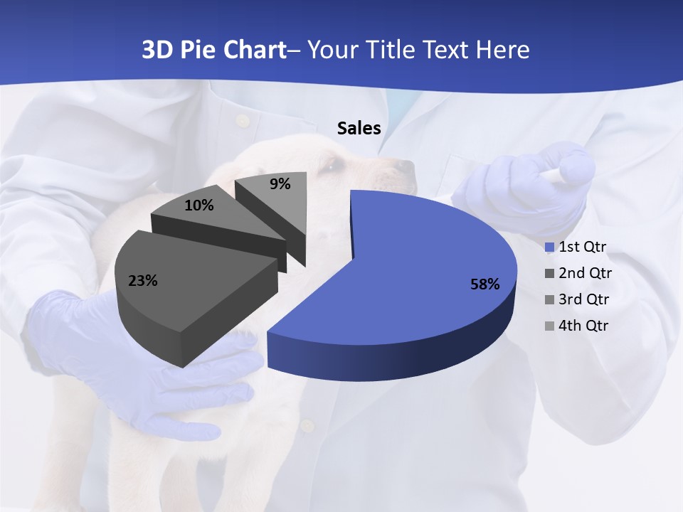 Lab Lady Uniform PowerPoint Template