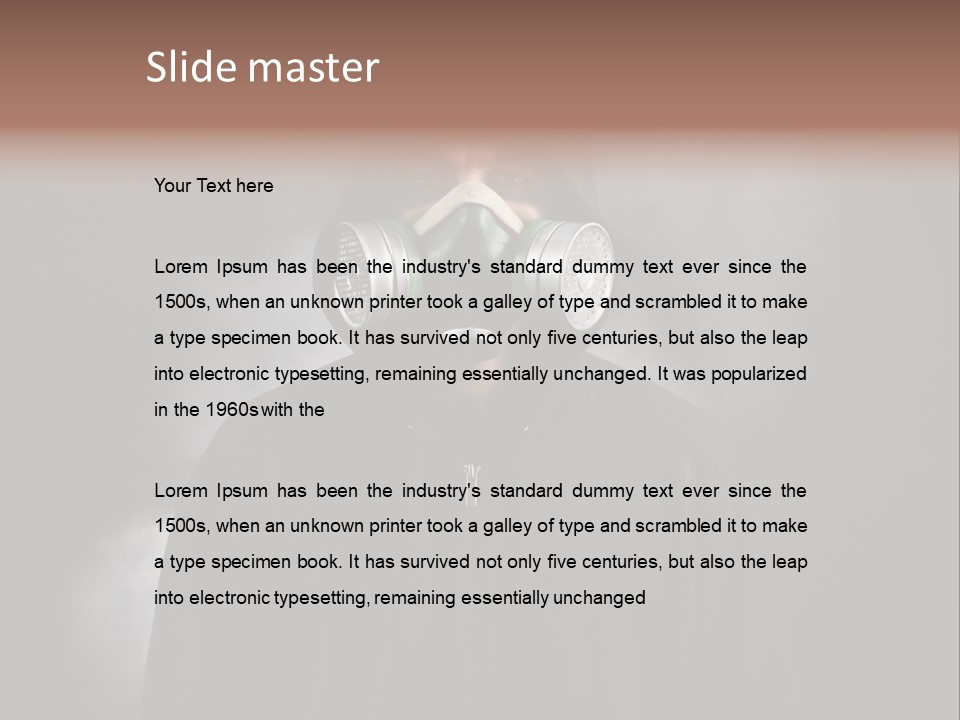 Black Toxic Protection PowerPoint Template