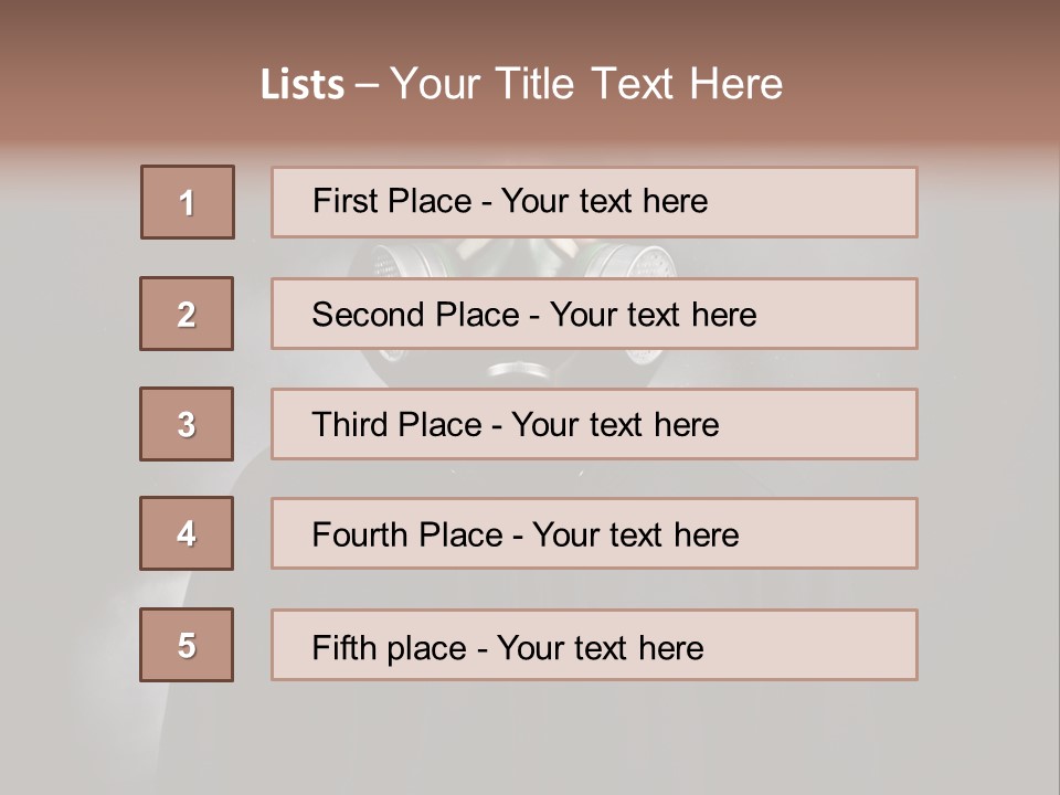 Black Toxic Protection PowerPoint Template