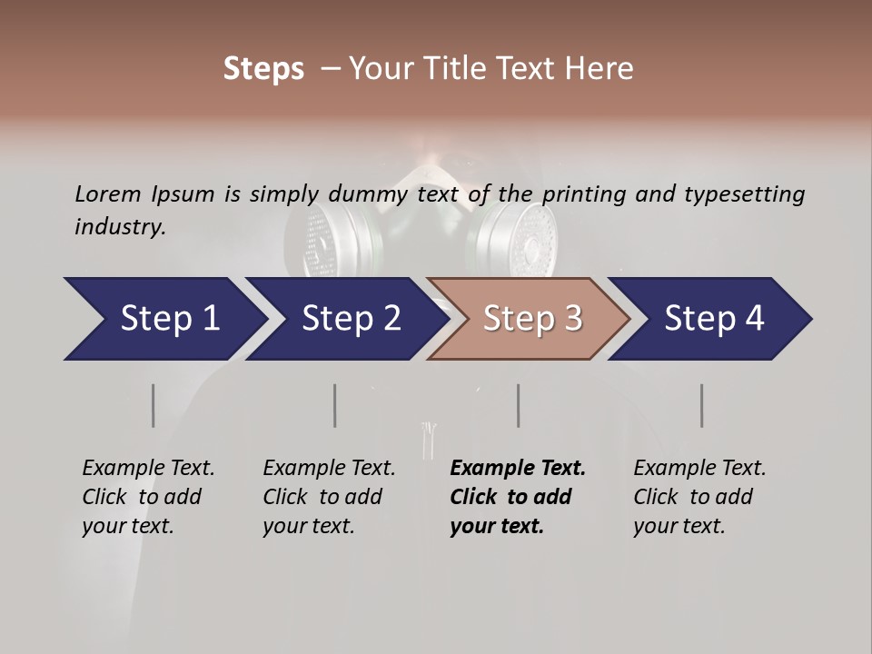 Black Toxic Protection PowerPoint Template