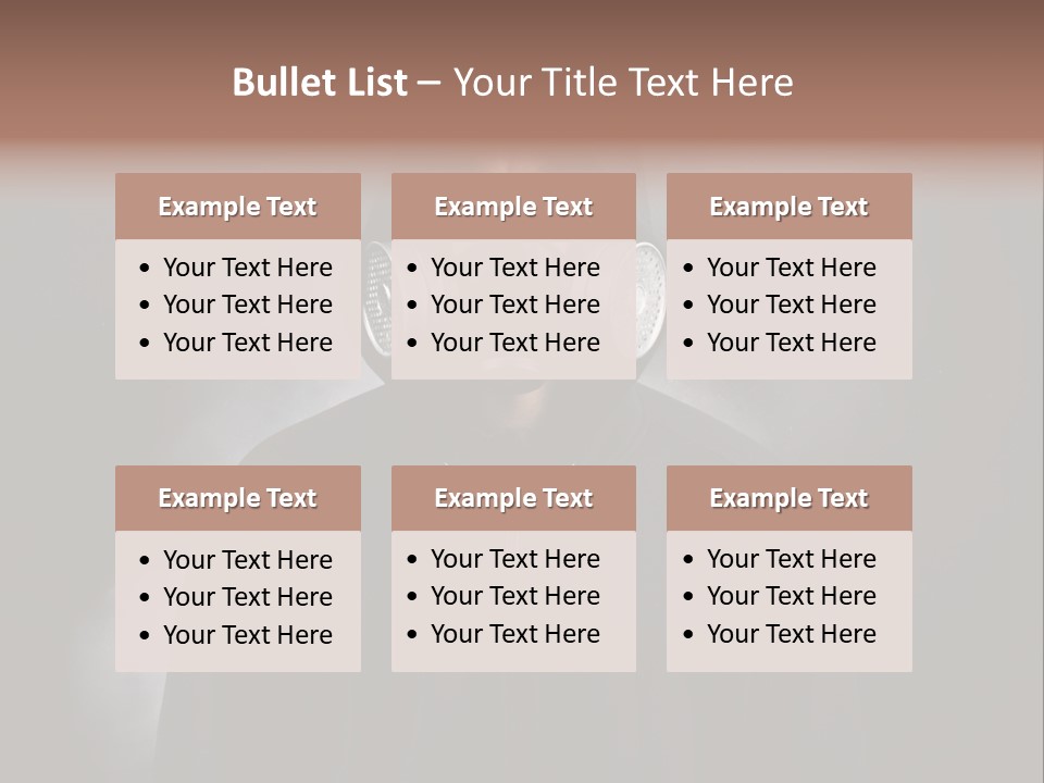 Black Toxic Protection PowerPoint Template