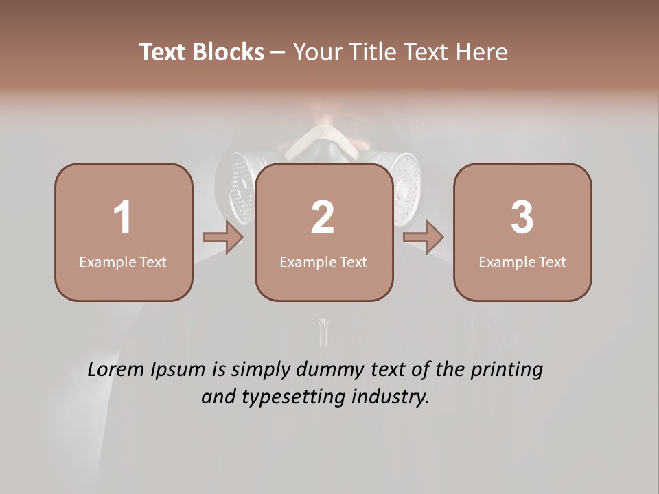 Black Toxic Protection PowerPoint Template