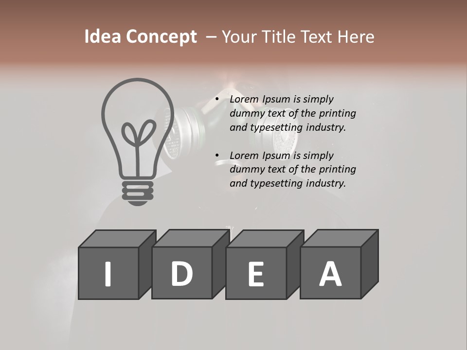 Black Toxic Protection PowerPoint Template