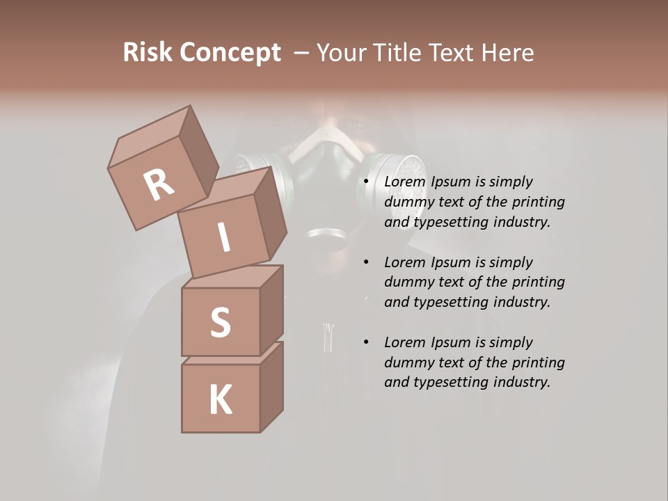 Black Toxic Protection PowerPoint Template