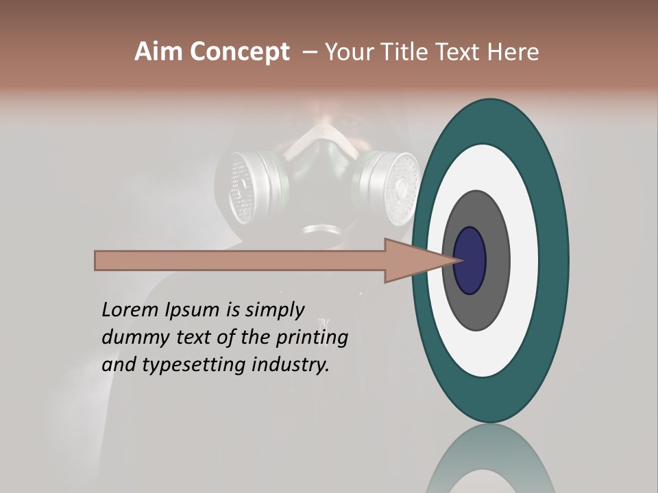 Black Toxic Protection PowerPoint Template