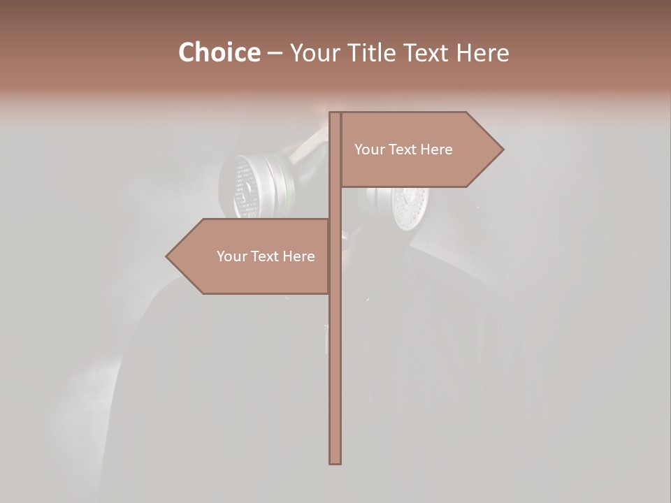 Black Toxic Protection PowerPoint Template