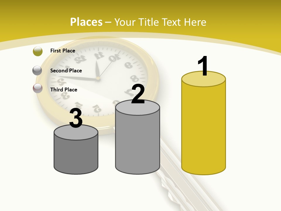 Lock Object Security PowerPoint Template