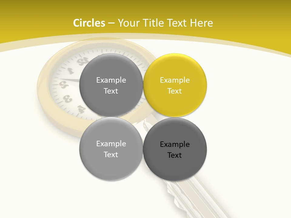Lock Object Security PowerPoint Template