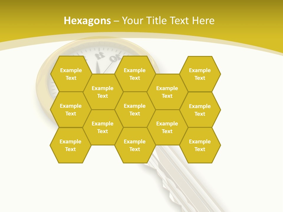 Lock Object Security PowerPoint Template