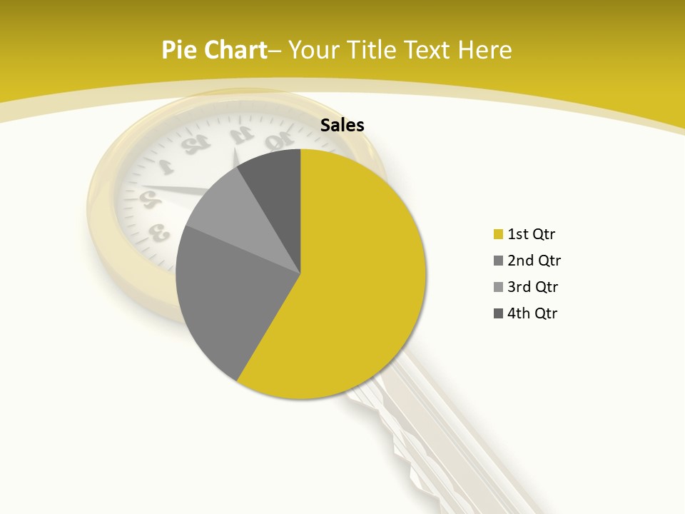 Lock Object Security PowerPoint Template