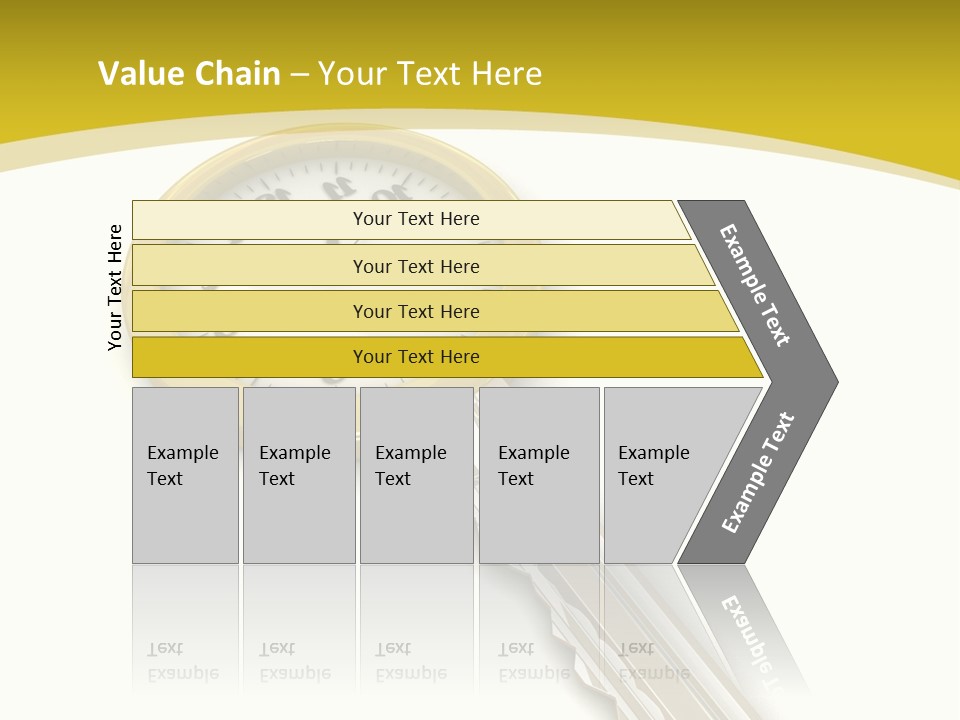 Lock Object Security PowerPoint Template