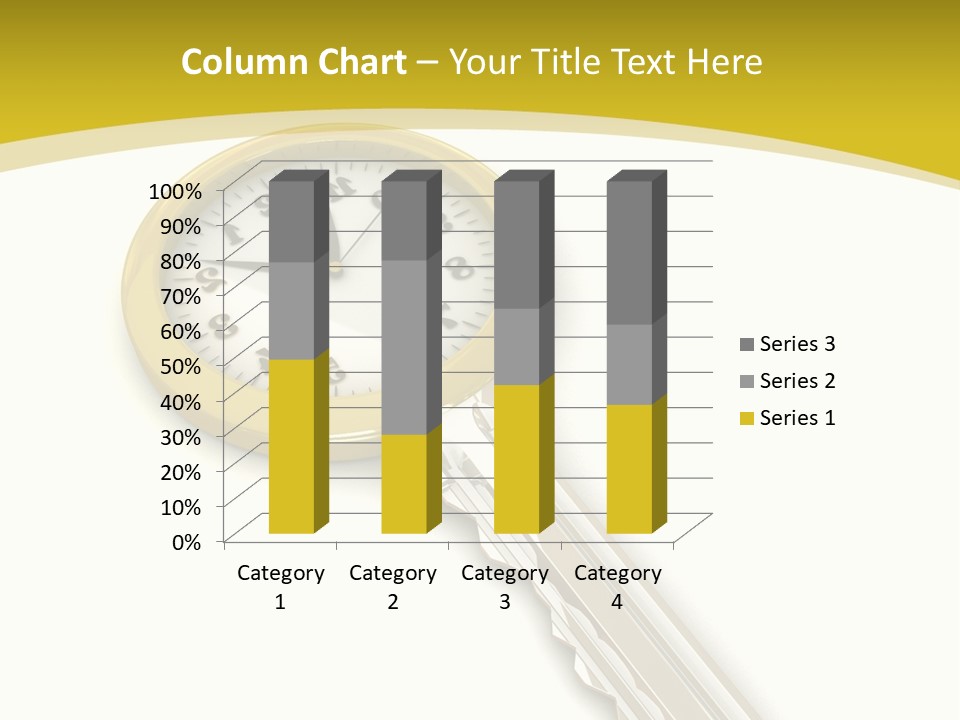 Lock Object Security PowerPoint Template