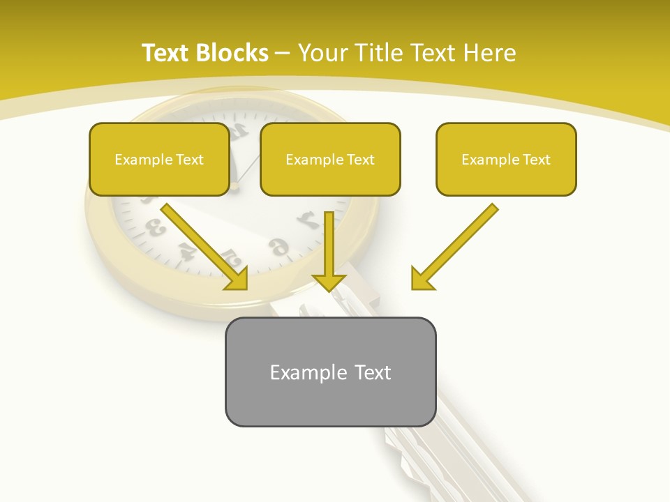 Lock Object Security PowerPoint Template