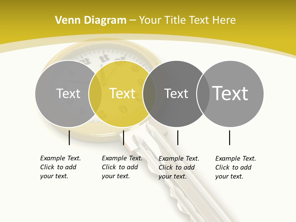 Lock Object Security PowerPoint Template