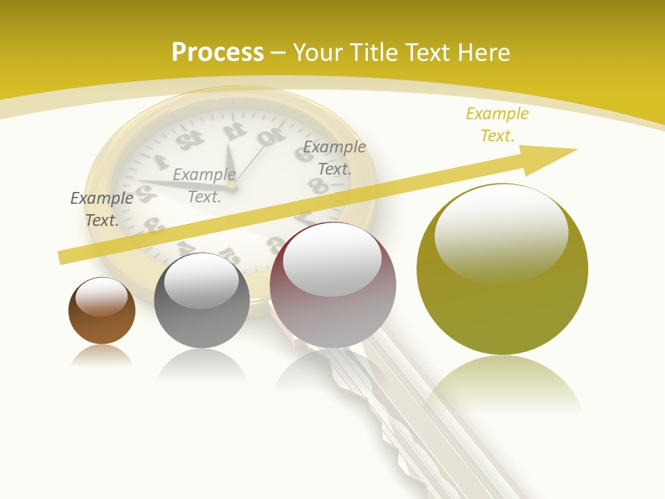 Lock Object Security PowerPoint Template