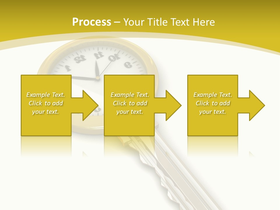 Lock Object Security PowerPoint Template