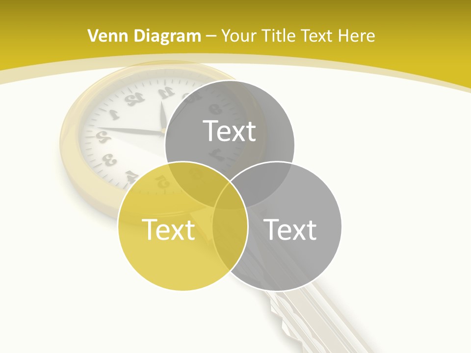 Lock Object Security PowerPoint Template