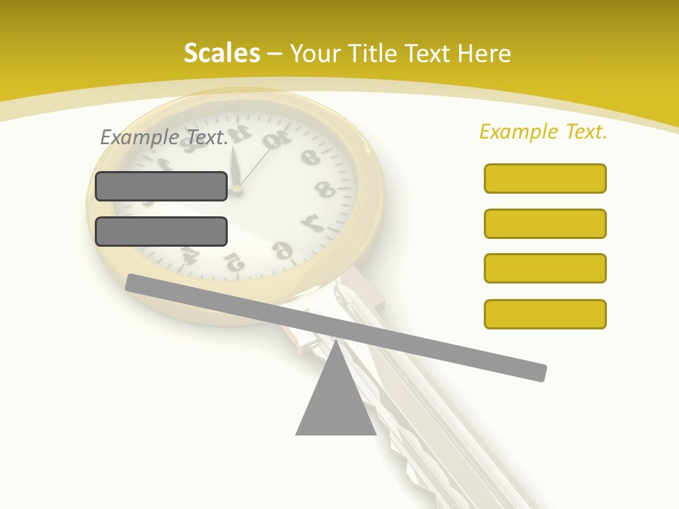 Lock Object Security PowerPoint Template