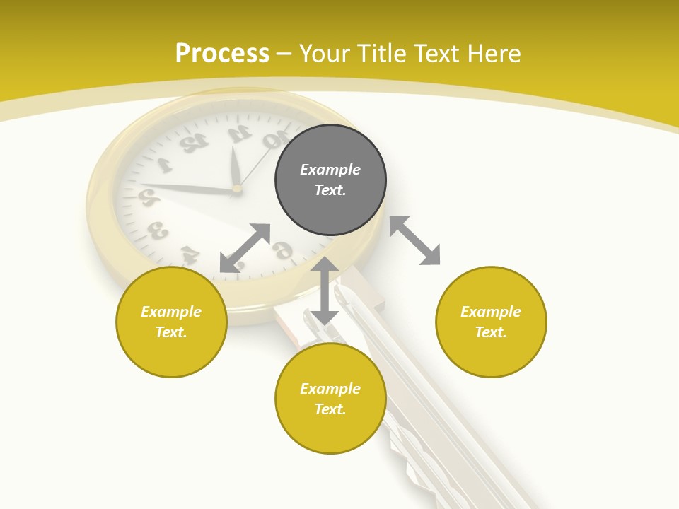 Lock Object Security PowerPoint Template