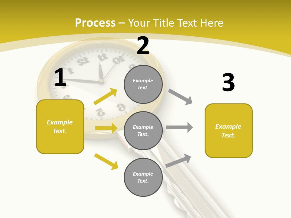 Lock Object Security PowerPoint Template
