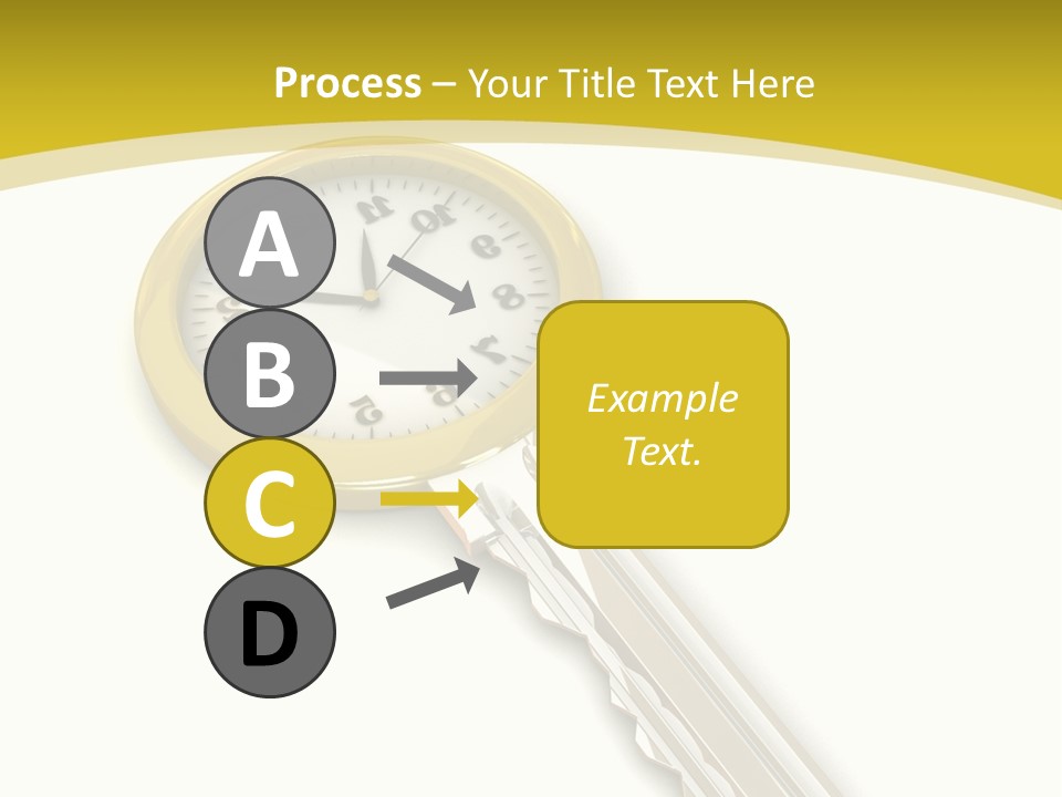 Lock Object Security PowerPoint Template