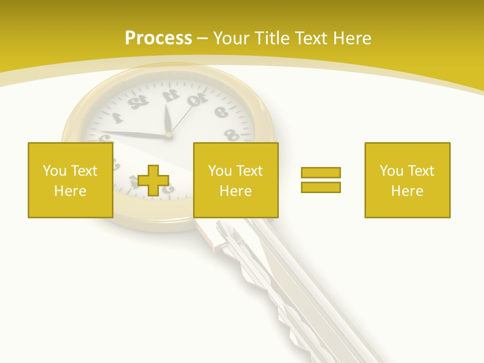 Lock Object Security PowerPoint Template