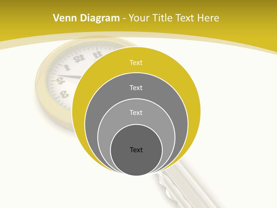Lock Object Security PowerPoint Template