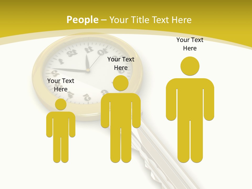 Lock Object Security PowerPoint Template