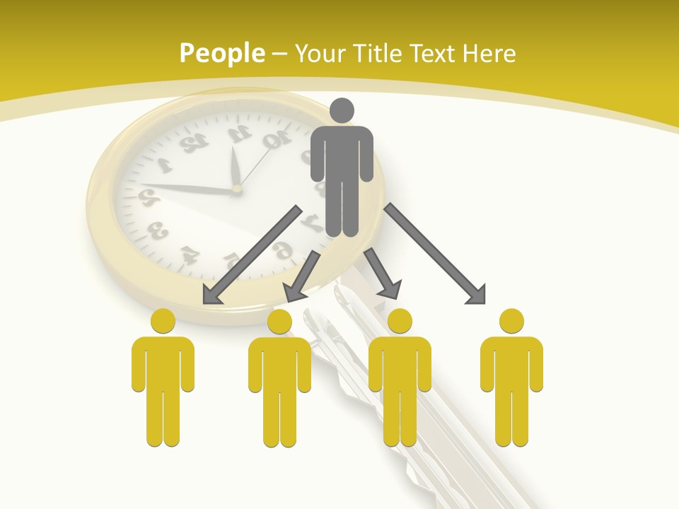 Lock Object Security PowerPoint Template