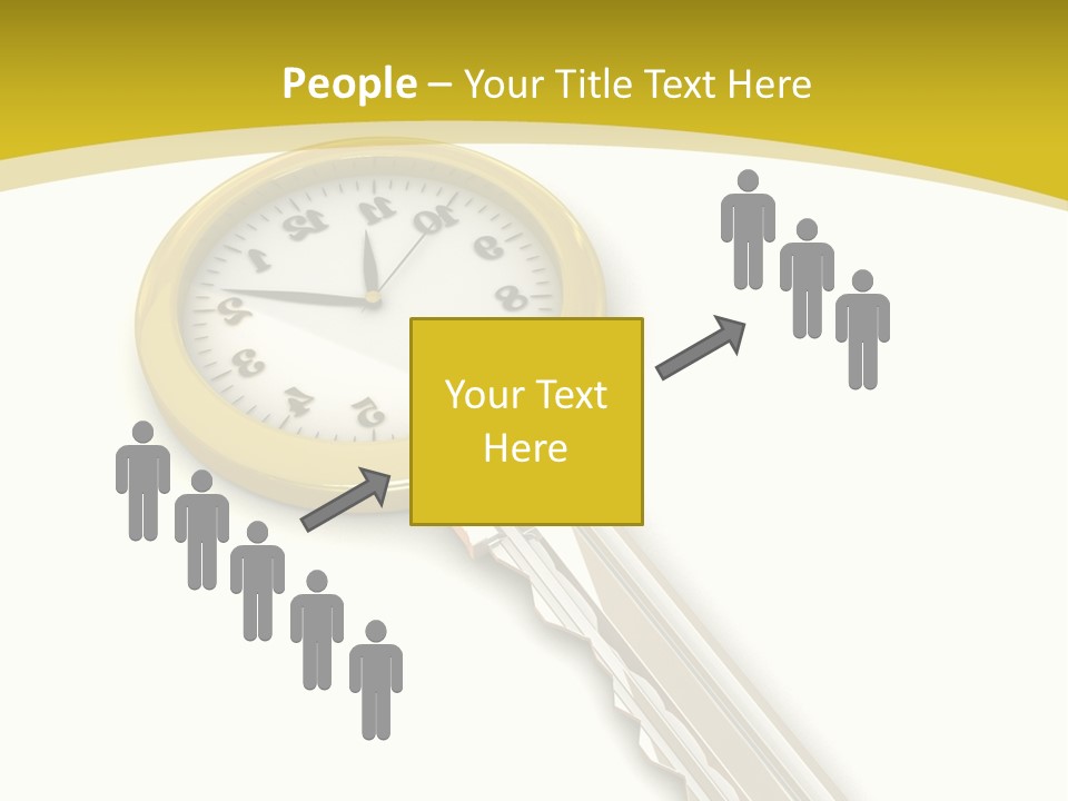 Lock Object Security PowerPoint Template