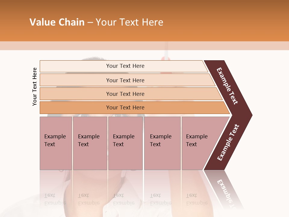 Woman Pin Decoration PowerPoint Template