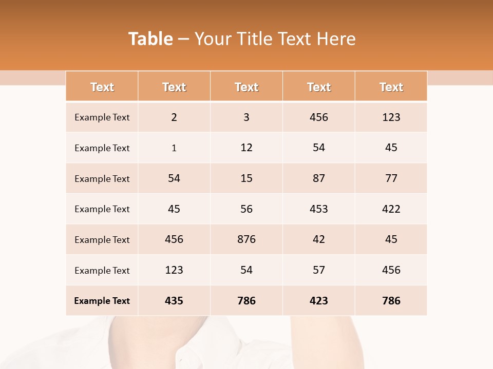 Woman Pin Decoration PowerPoint Template