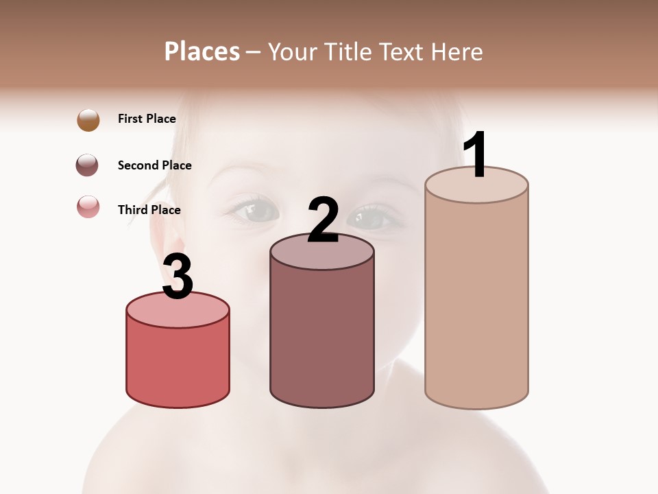 One Isolated Person PowerPoint Template