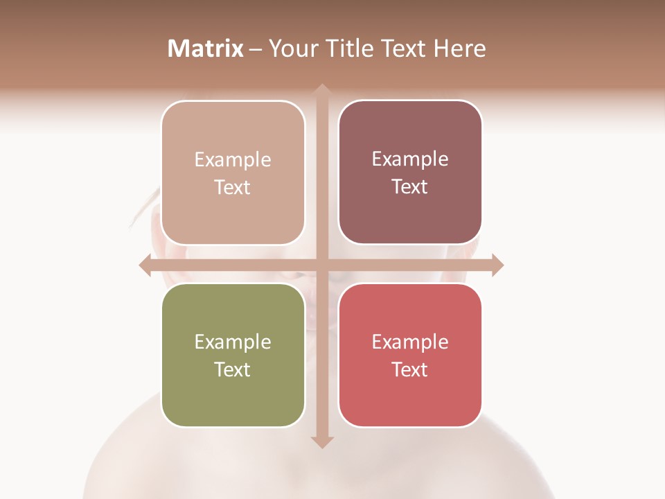 One Isolated Person PowerPoint Template